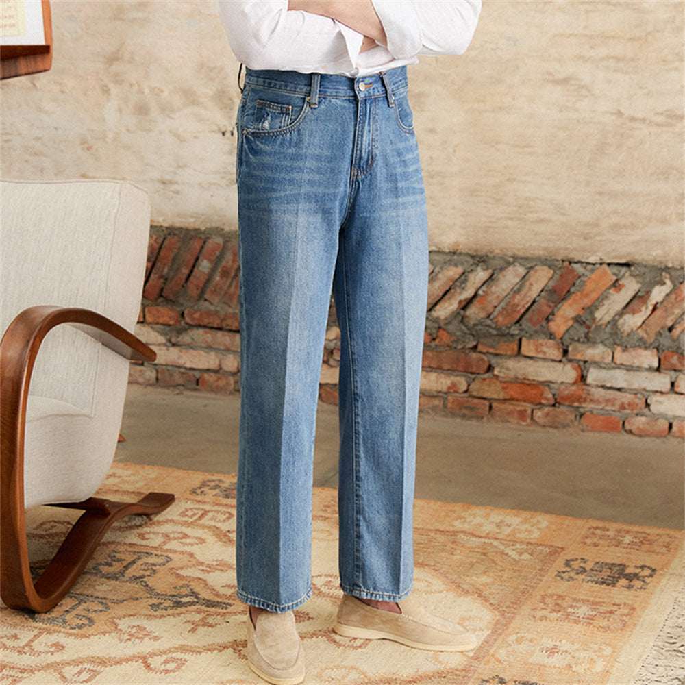 Summer Thin Retro Jeans for MenMen BottomsSAVVY MONARCH
