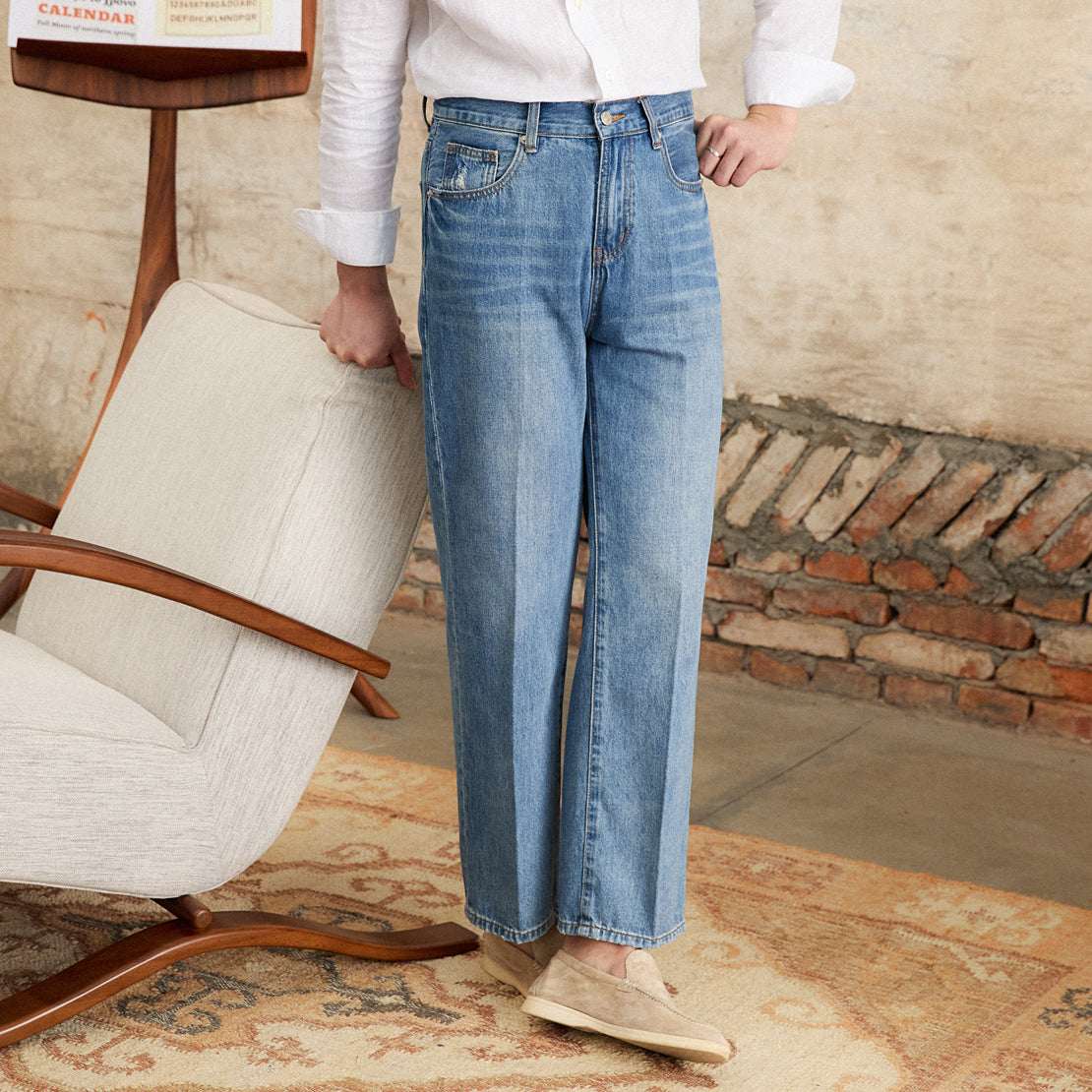 Summer Thin Retro Jeans for MenMen BottomsSAVVY MONARCH