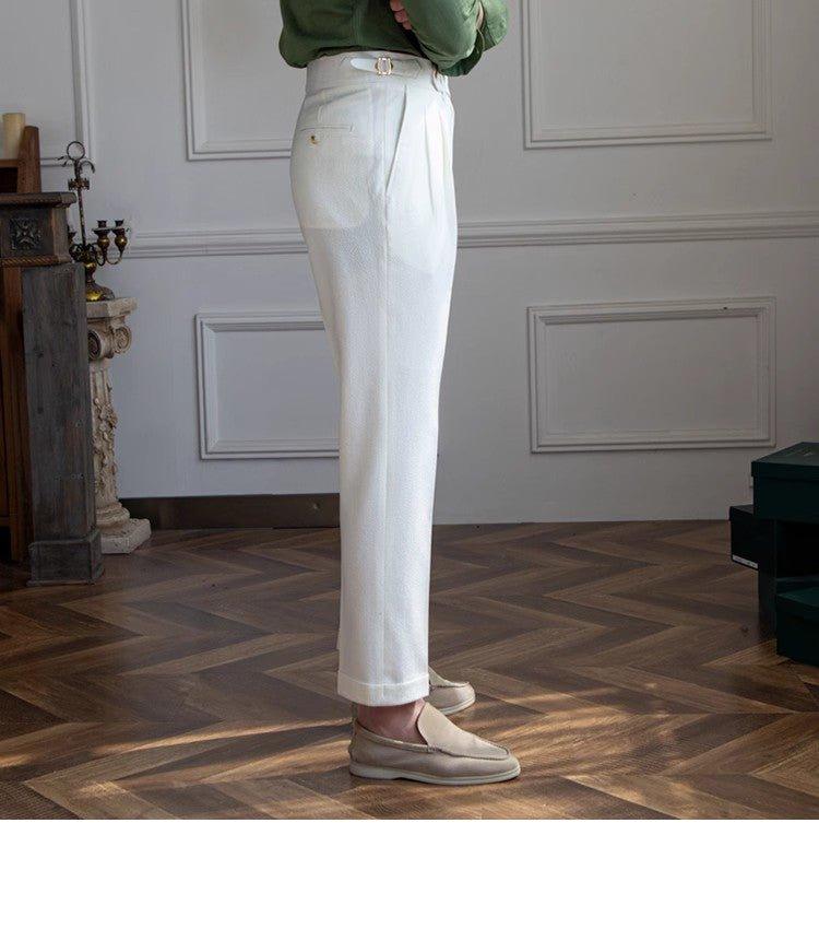 The Ashford Seersucker Trousers - SAVVY MONARCH