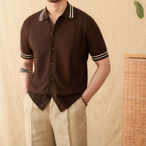 The Beaumont Knit Polo - SAVVY MONARCH