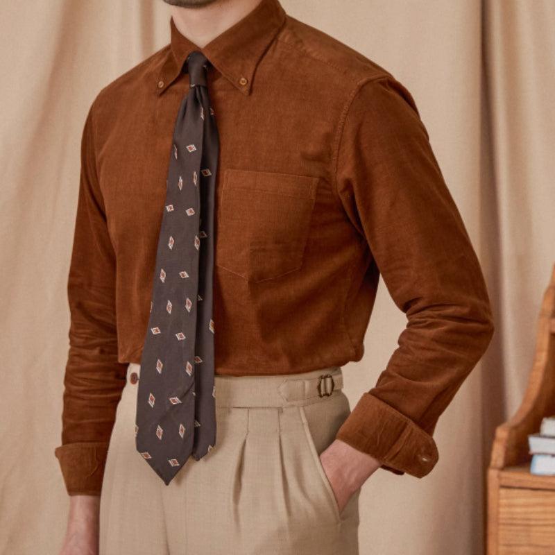 The Harrington Corduroy Shirt - SAVVY MONARCH