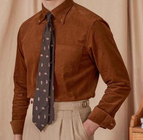 The Harrington Corduroy Shirt - SAVVY MONARCH