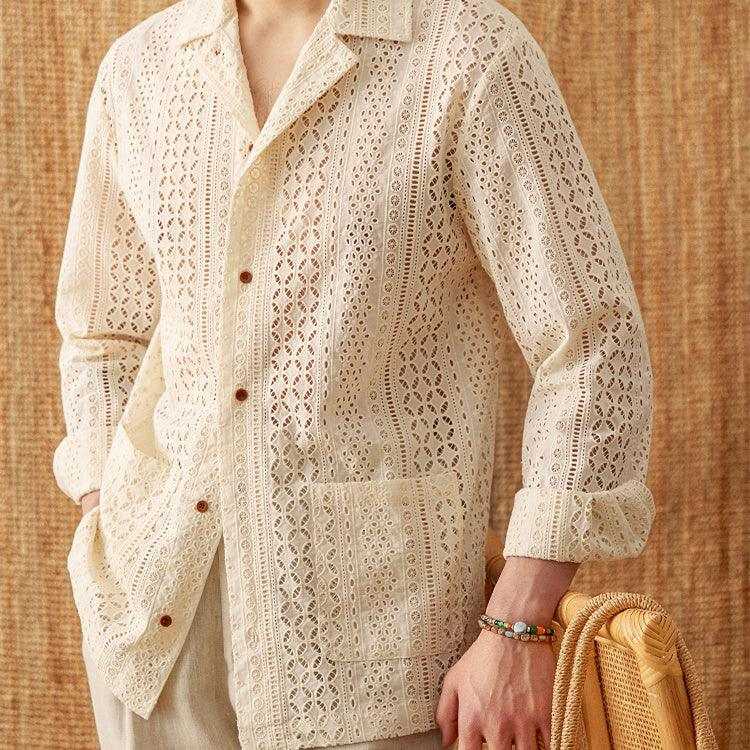The Monaco Knit Cuban Shirt - SAVVY MONARCH