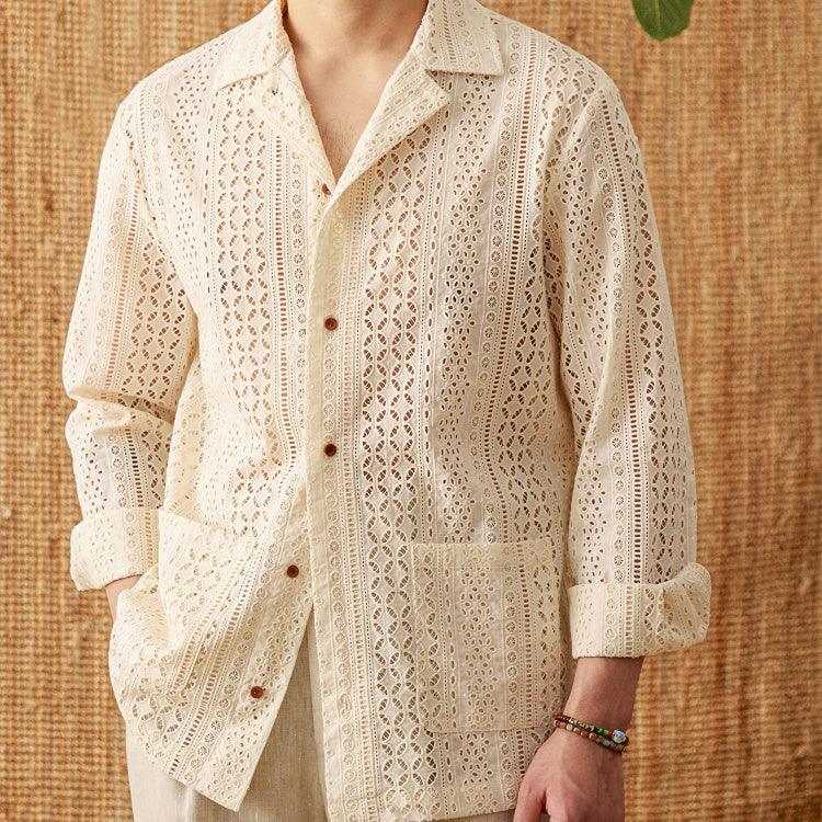 The Monaco Knit Cuban Shirt - SAVVY MONARCH