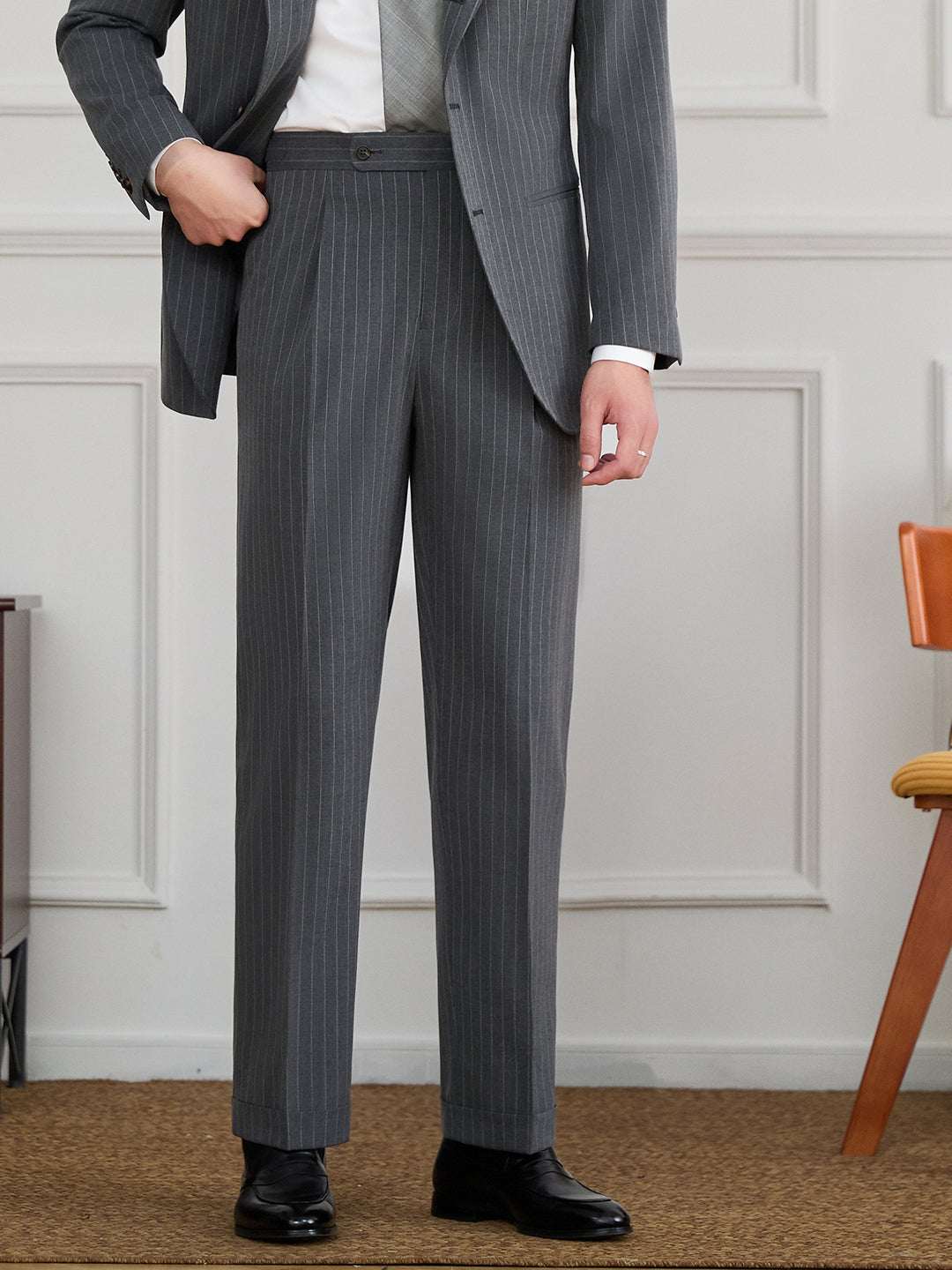The Napoli Stripe Trousers - SAVVY MONARCH