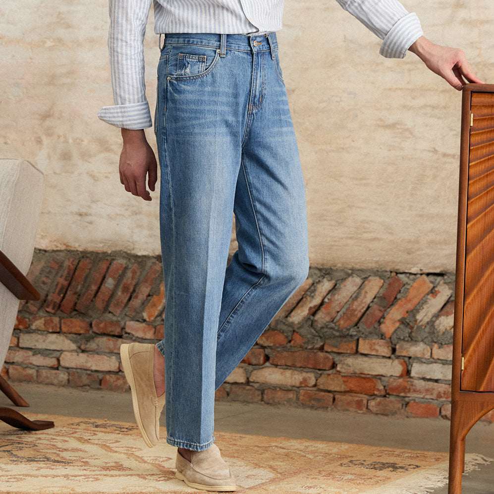 The Riviera Denim Jeans - SAVVY MONARCH