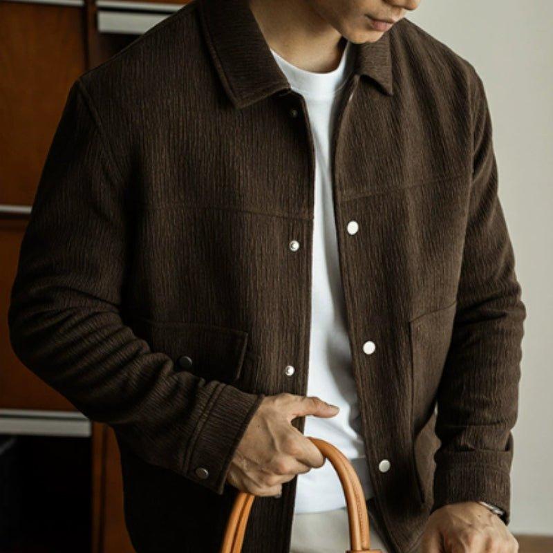 The Sterling Textured Jacket - SAVVY MONARCH