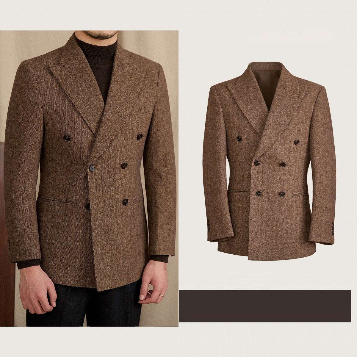 The Westminster Herringbone Suit - SAVVY MONARCH