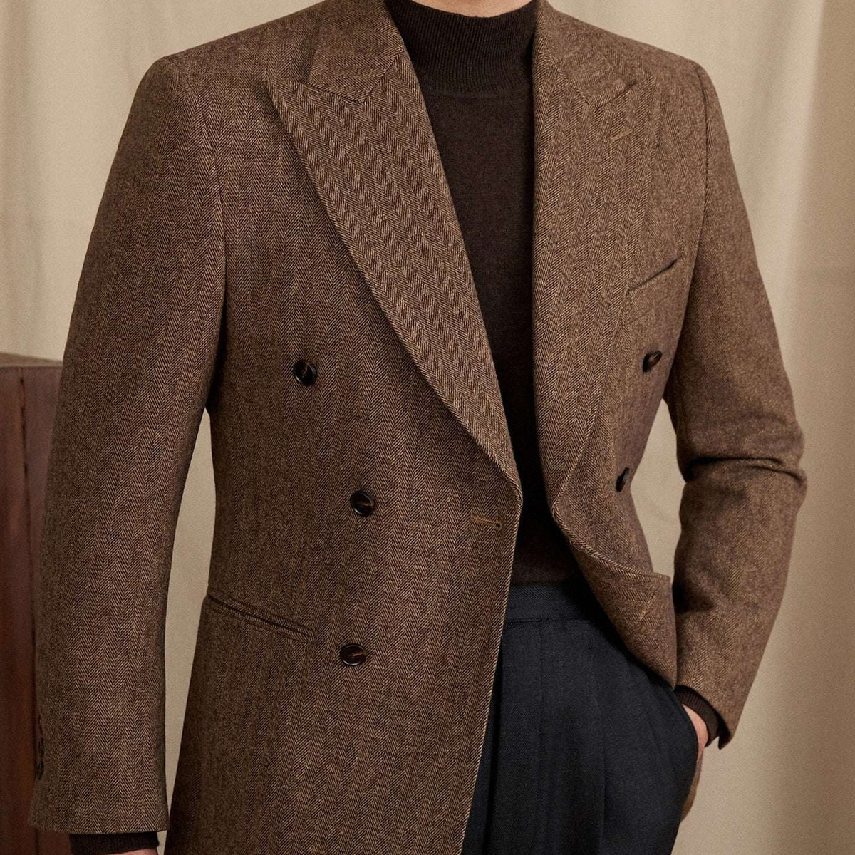 The Westminster Herringbone Suit - SAVVY MONARCH